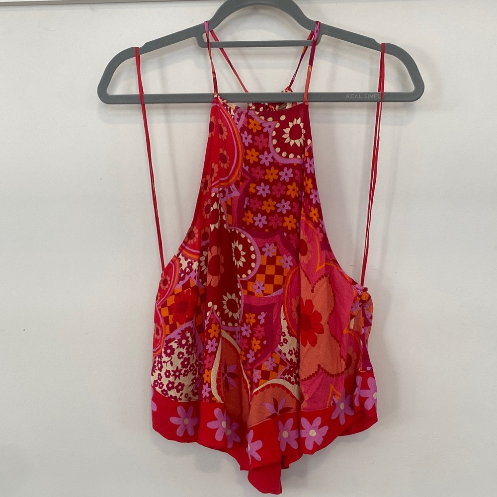 Free People floral tank